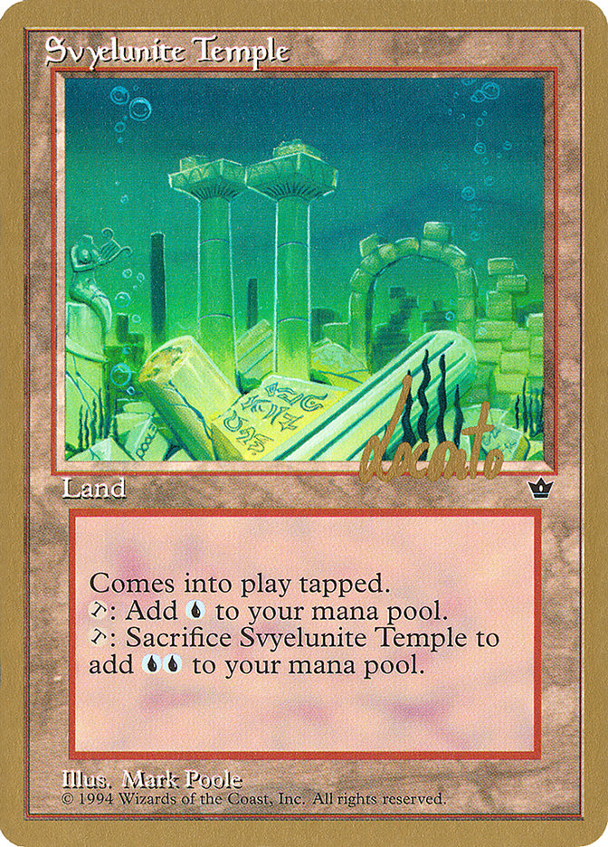 Svyelunite Temple (Michael Loconto) [Pro Tour Collector Set] | The CG Realm