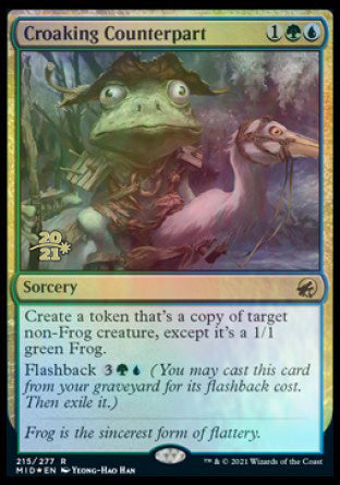 Croaking Counterpart [Innistrad: Midnight Hunt Prerelease Promos] | The CG Realm