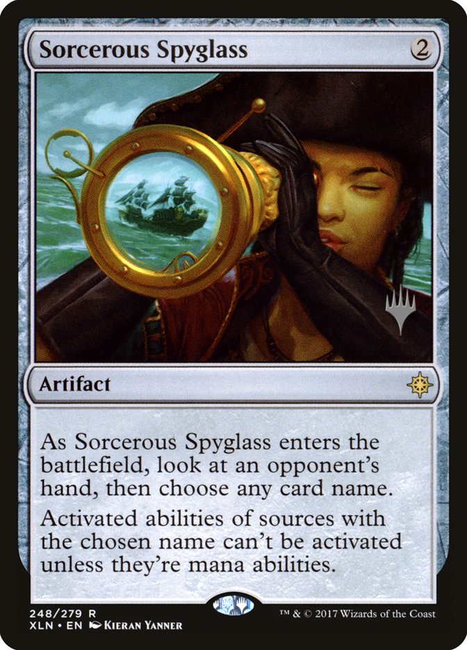 Sorcerous Spyglass (Promo Pack) [Ixalan Promos] | The CG Realm
