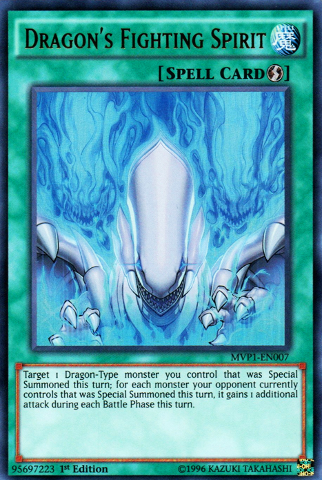 Dragon's Fighting Spirit [MVP1-EN007] Ultra Rare | The CG Realm