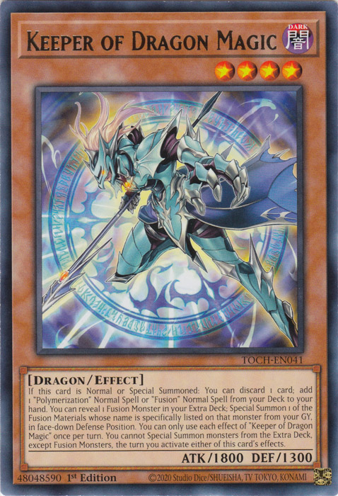 Keeper of Dragon Magic [TOCH-EN041] Rare | The CG Realm