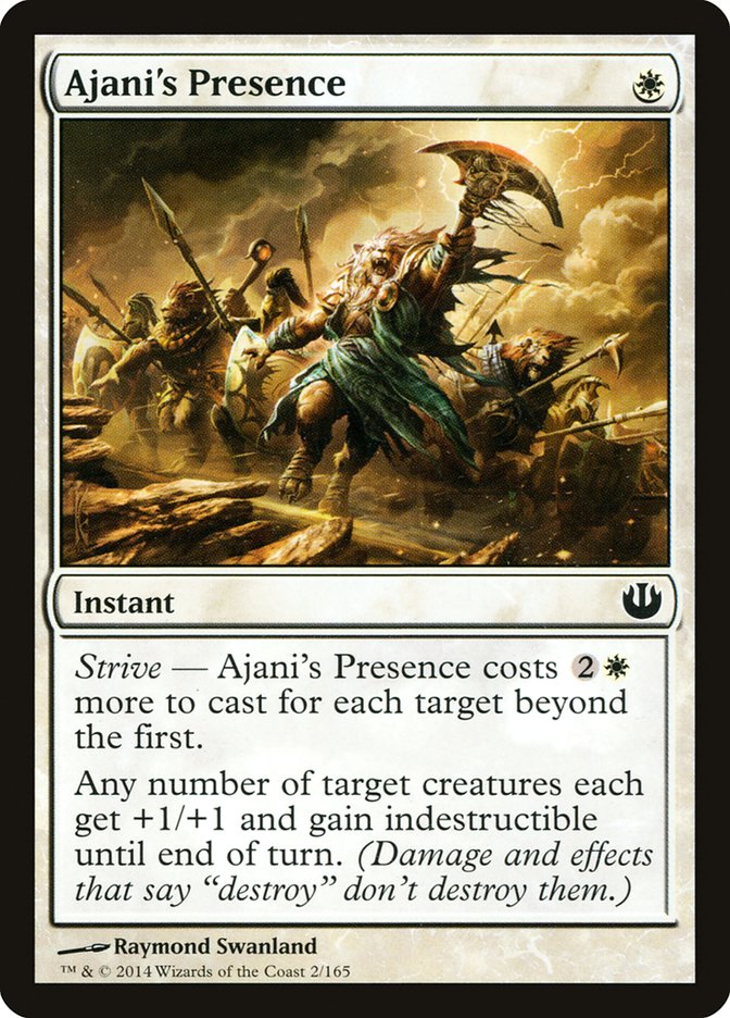 Ajani's Presence [Journey into Nyx] | The CG Realm