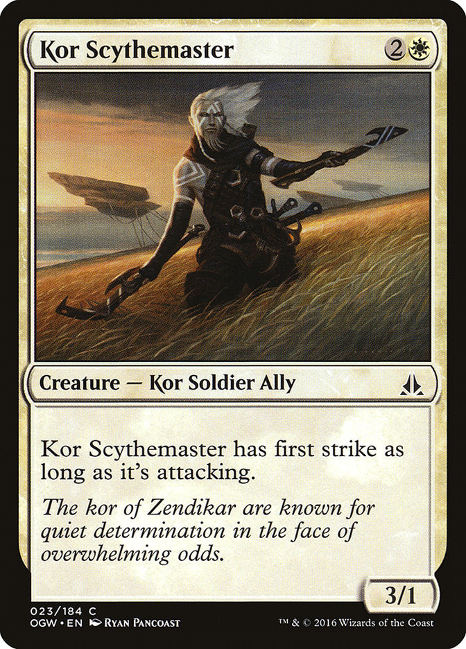 Kor Scythemaster [Oath of the Gatewatch] | The CG Realm