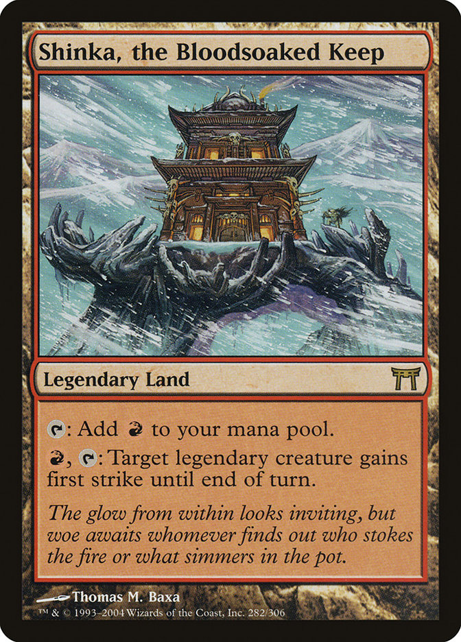 Shinka, the Bloodsoaked Keep [Champions of Kamigawa] | The CG Realm