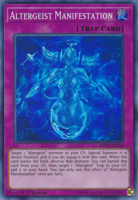 Altergeist Manifestation [MP18-EN216] Super Rare | The CG Realm