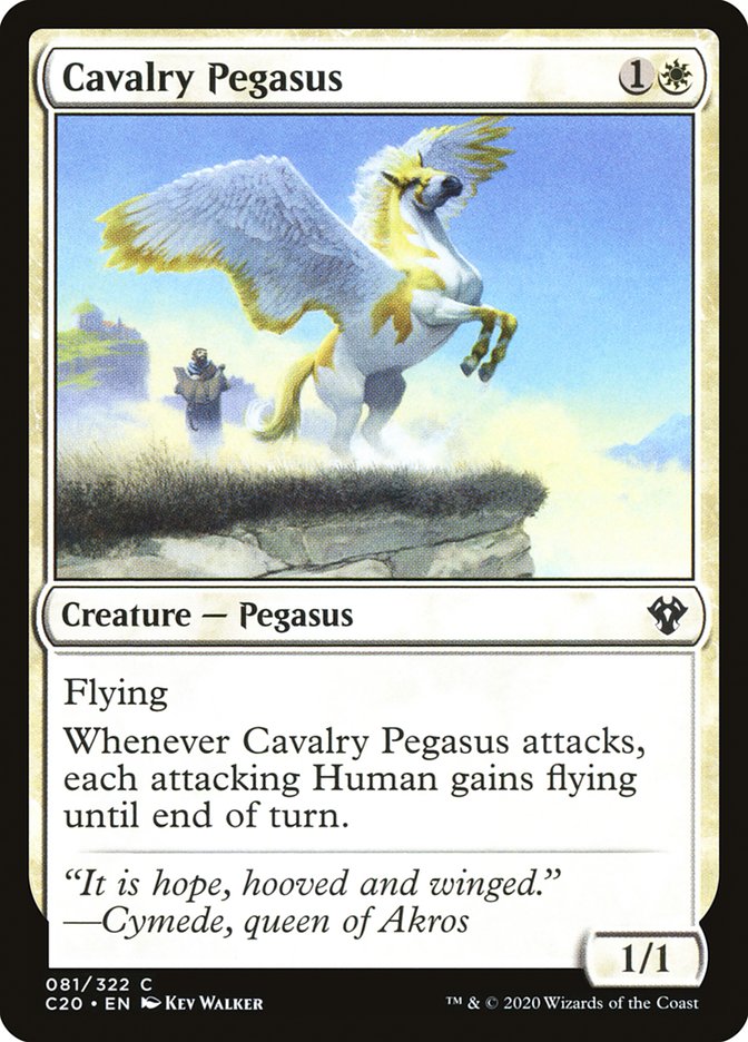 Cavalry Pegasus [Commander 2020] | The CG Realm