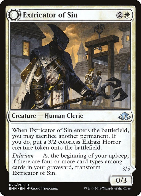 Extricator of Sin (EMN-023) - Eldritch Moon: (mooneldrazidfc)