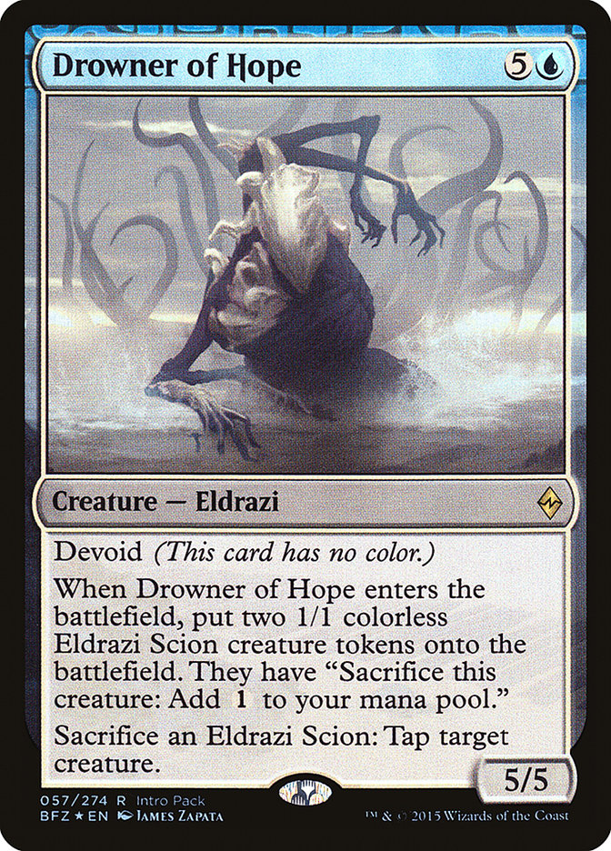 Drowner of Hope (Intro Pack) [Battle for Zendikar Promos] | The CG Realm