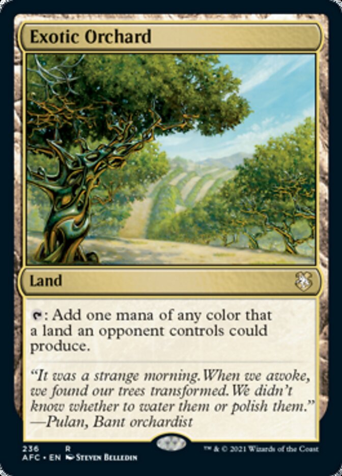 Exotic Orchard [Dungeons & Dragons: Adventures in the Forgotten Realms Commander] | The CG Realm