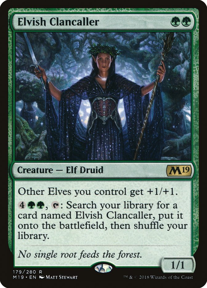 Elvish Clancaller [Core Set 2019] | The CG Realm