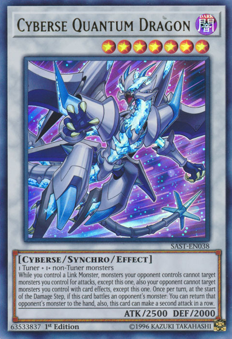 Cyberse Quantum Dragon [SAST-EN038] Ultra Rare | The CG Realm