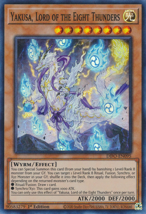 Yakusa, Lord of the Eight Thunders [DIFO-EN095] Super Rare | The CG Realm
