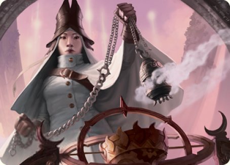 Celestus Sanctifier Art Card [Innistrad: Midnight Hunt Art Series] | The CG Realm