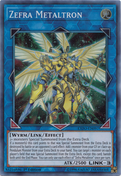 Zefra Metaltron [EXFO-EN097] Super Rare | The CG Realm