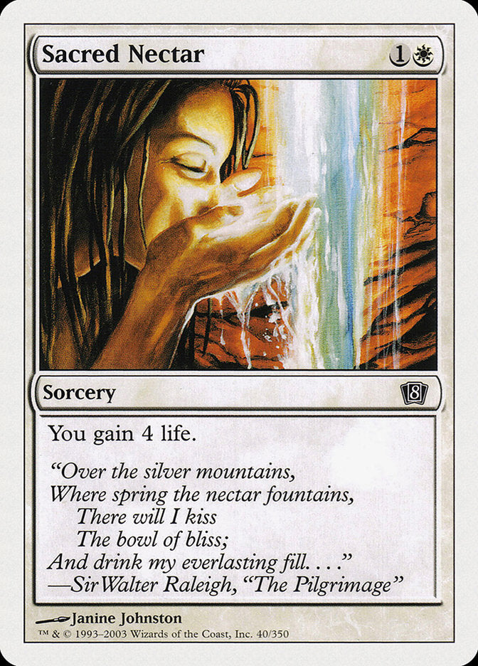 Sacred Nectar [Eighth Edition] | The CG Realm
