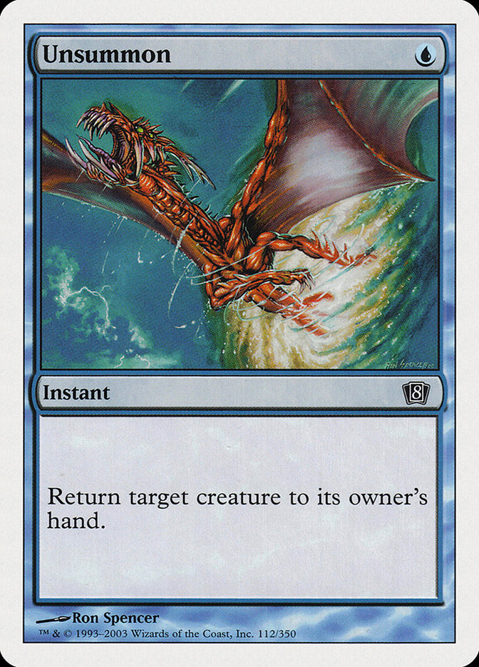 Unsummon [Eighth Edition] | The CG Realm