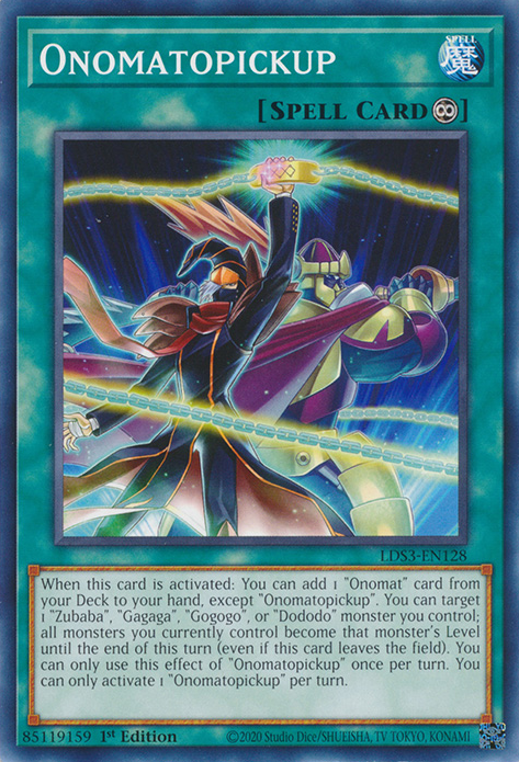 Onomatopickup [LDS3-EN128] Common | The CG Realm