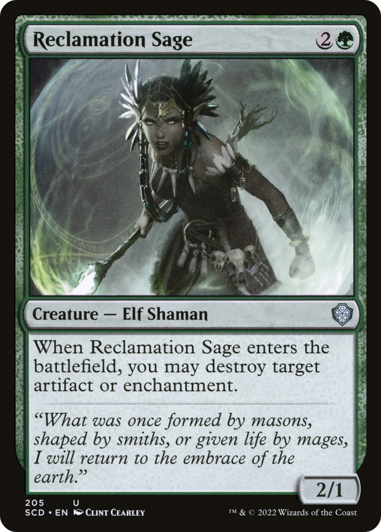 Reclamation Sage [Starter Commander Decks] | The CG Realm