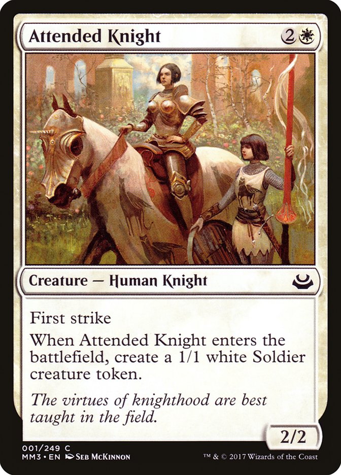 Attended Knight [Modern Masters 2017] | The CG Realm