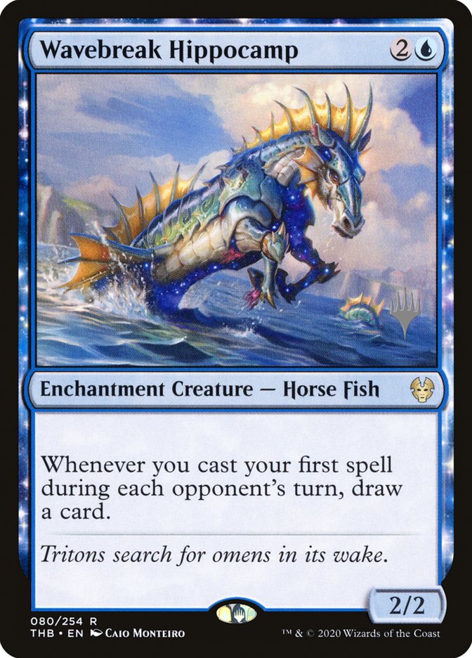 Wavebreak Hippocamp (Promo Pack) [Theros Beyond Death Promos] | The CG Realm