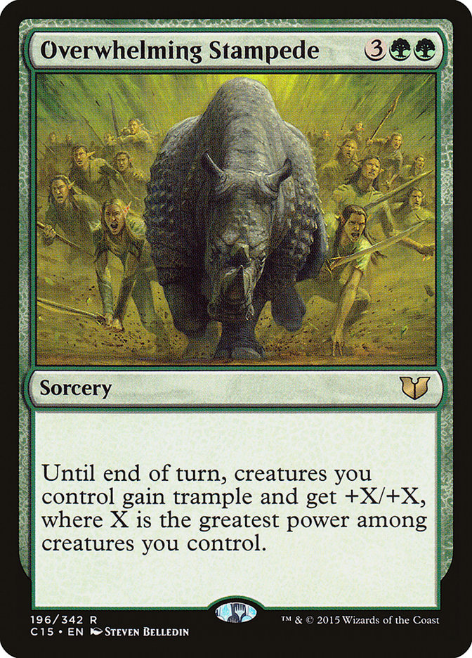 Overwhelming Stampede [Commander 2015] | The CG Realm