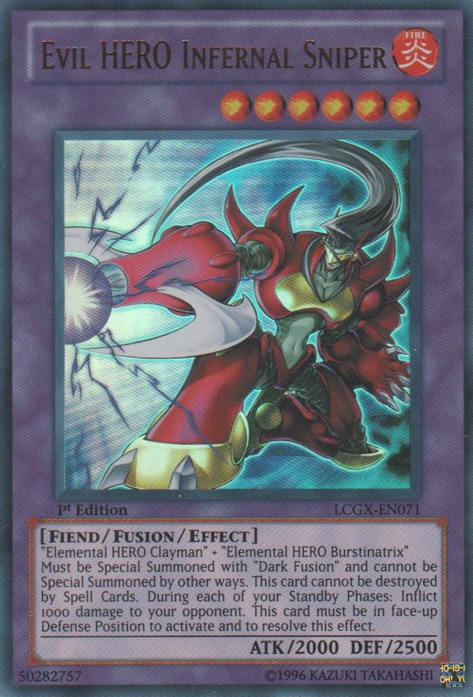 Evil HERO Infernal Sniper [LCGX-EN071] Ultra Rare | The CG Realm