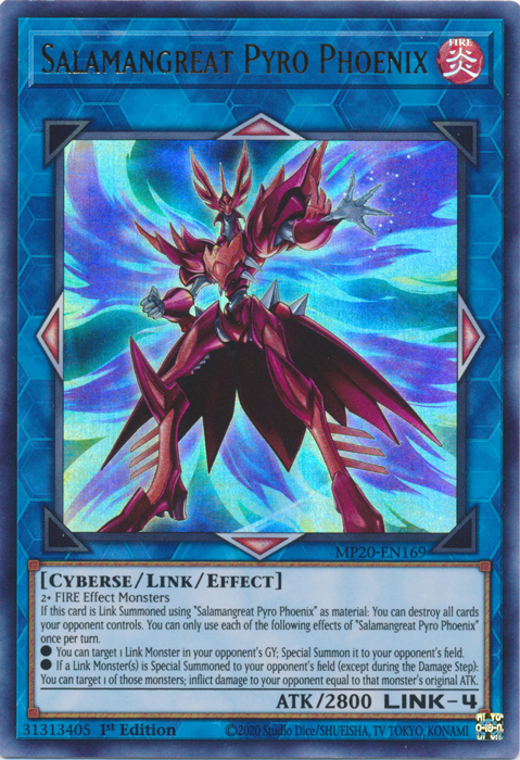 Salamangreat Pyro Phoenix [MP20-EN169] Ultra Rare | The CG Realm
