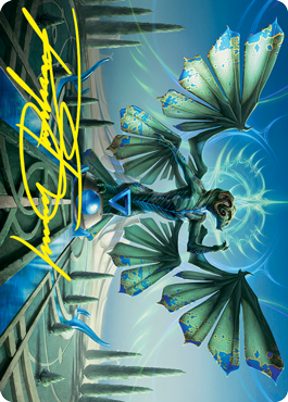 Tanazir Quandrix Art Card (Gold-Stamped Signature) [Strixhaven: School of Mages Art Series] | The CG Realm