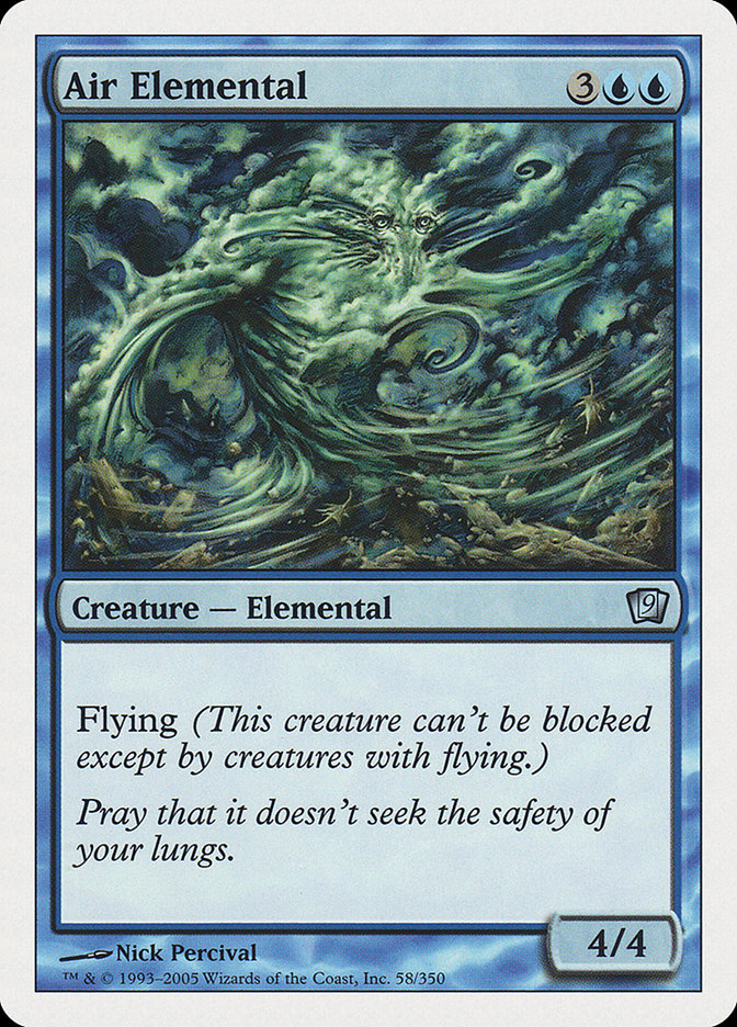 Air Elemental [Ninth Edition] | The CG Realm