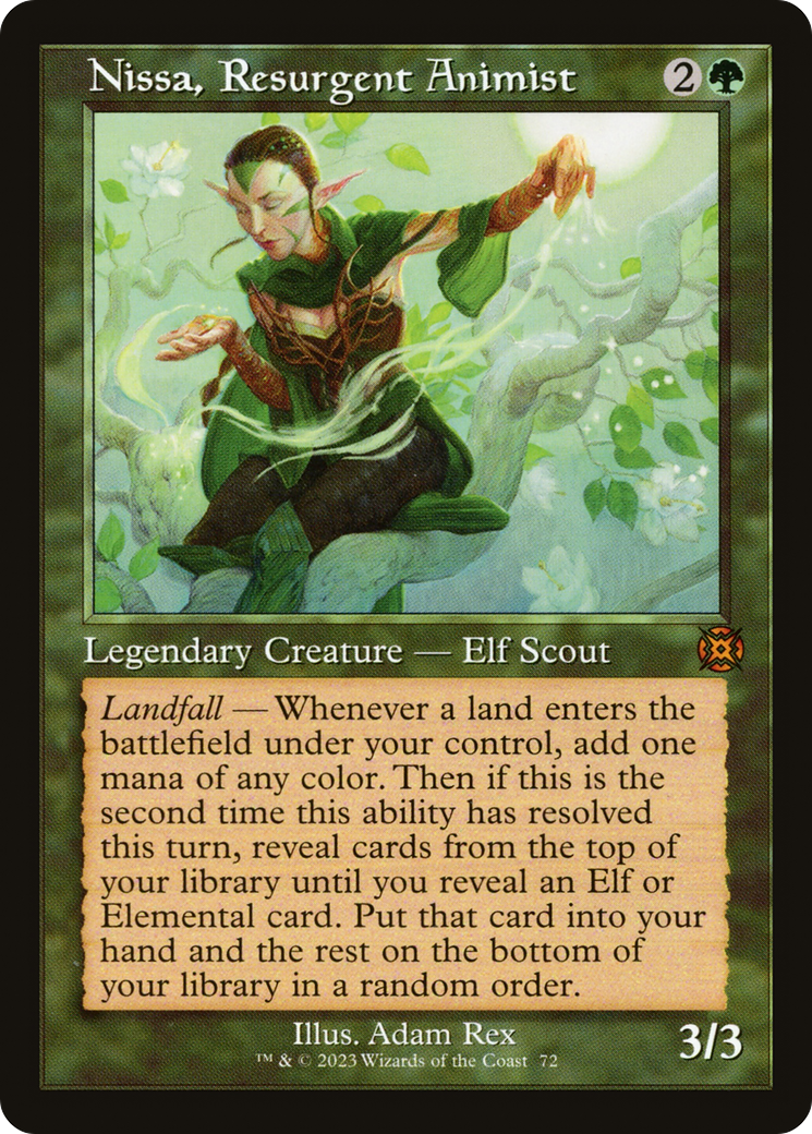 Nissa, Resurgent Animist (Retro) [March of the Machine: The Aftermath] | The CG Realm