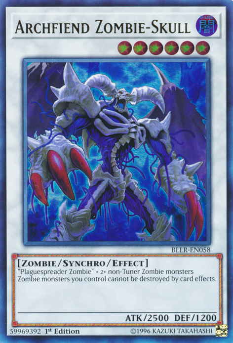 Archfiend Zombie-Skull [BLLR-EN058] Ultra Rare | The CG Realm