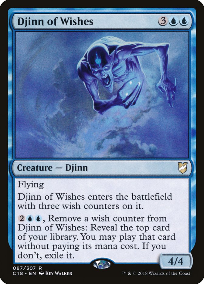Djinn of Wishes [Commander 2018] | The CG Realm