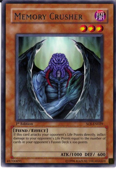 Memory Crusher [SOI-EN029] Rare | The CG Realm