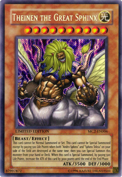 Theinen the Great Sphinx [MC2-EN006] Secret Rare | The CG Realm