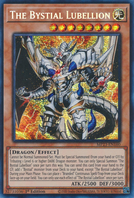 The Bystial Lubellion [MP23-EN160] Prismatic Secret Rare | The CG Realm