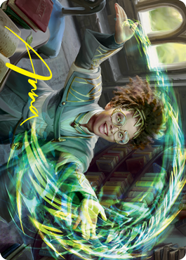 Eureka Moment Art Card (Gold-Stamped Signature) [Strixhaven: School of Mages Art Series] | The CG Realm