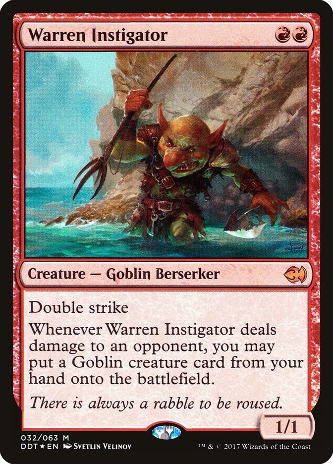 Warren Instigator [Duel Decks: Merfolk vs. Goblins] | The CG Realm