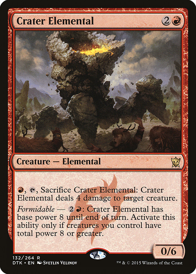 Crater Elemental [Dragons of Tarkir] | The CG Realm