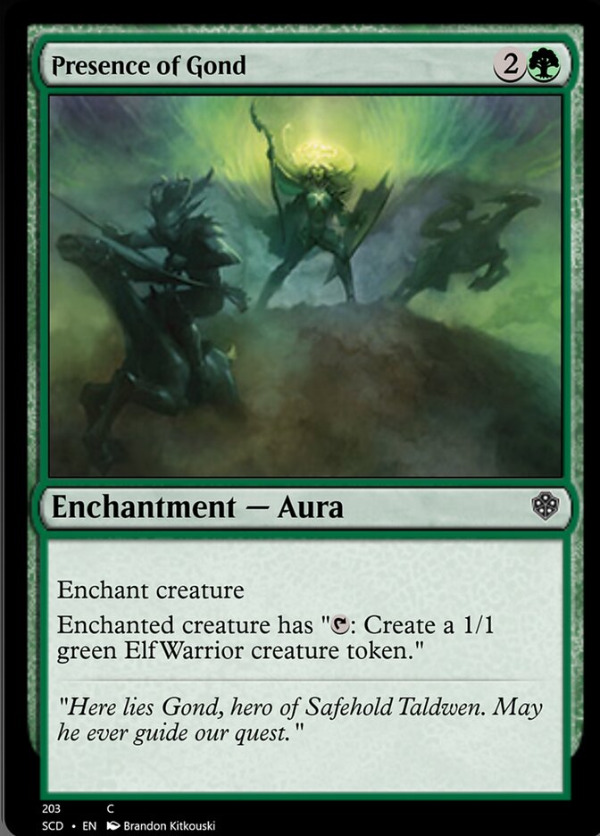 Presence of Gond [Starter Commander Decks] | The CG Realm