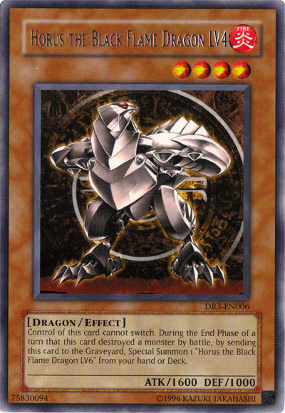 Horus the Black Flame Dragon LV4 [DR3-EN006] Rare | The CG Realm