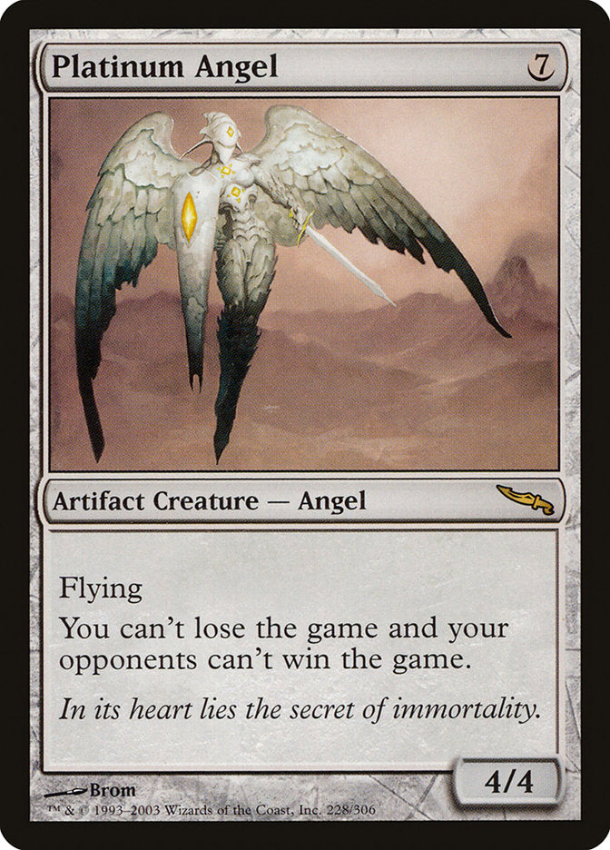 Platinum Angel [Mirrodin] | The CG Realm