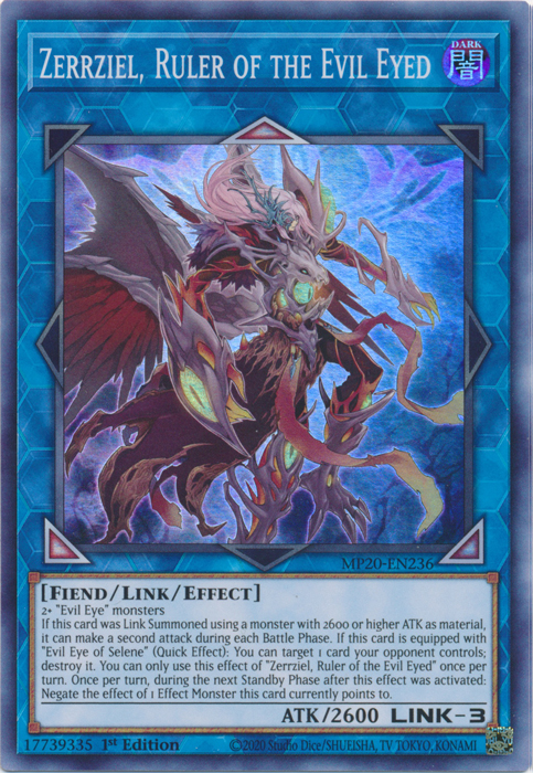 Zerrziel, Ruler of the Evil Eyed [MP20-EN236] Super Rare | The CG Realm