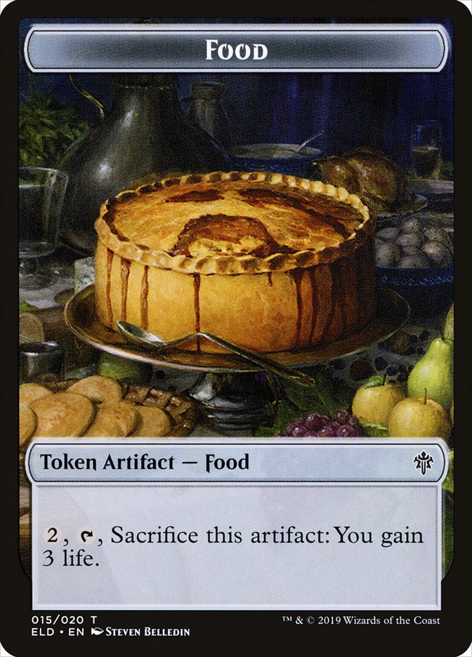 Food Token (015/020) [Throne of Eldraine Tokens] | The CG Realm