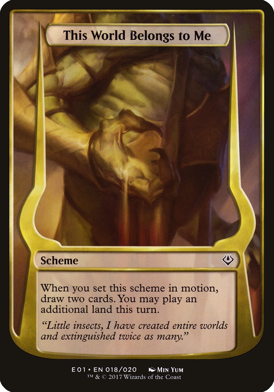 This World Belongs to Me (Schemes) [Archenemy: Nicol Bolas Schemes] | The CG Realm
