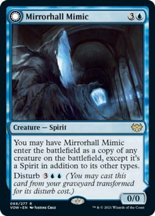 Mirrorhall Mimic (VOW-068) - Innistrad: Crimson Vow: (Double Faced Transform)