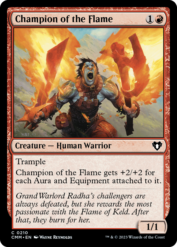 Champion of the Flame [Commander Masters] | The CG Realm