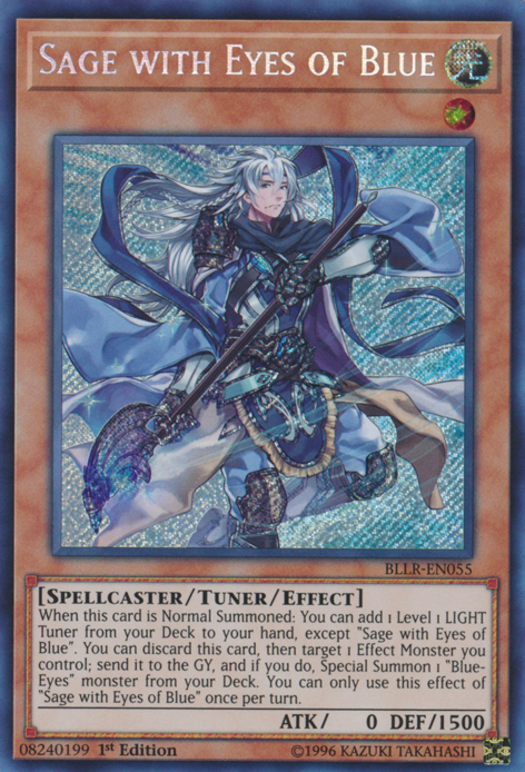 Sage with Eyes of Blue [BLLR-EN055] Secret Rare | The CG Realm