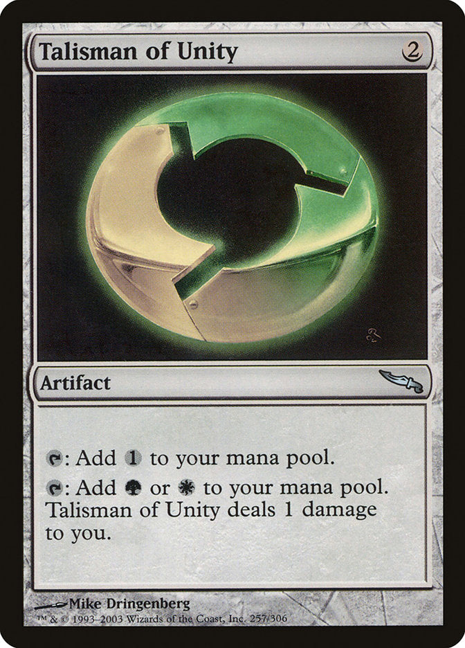 Talisman of Unity [Mirrodin] | The CG Realm