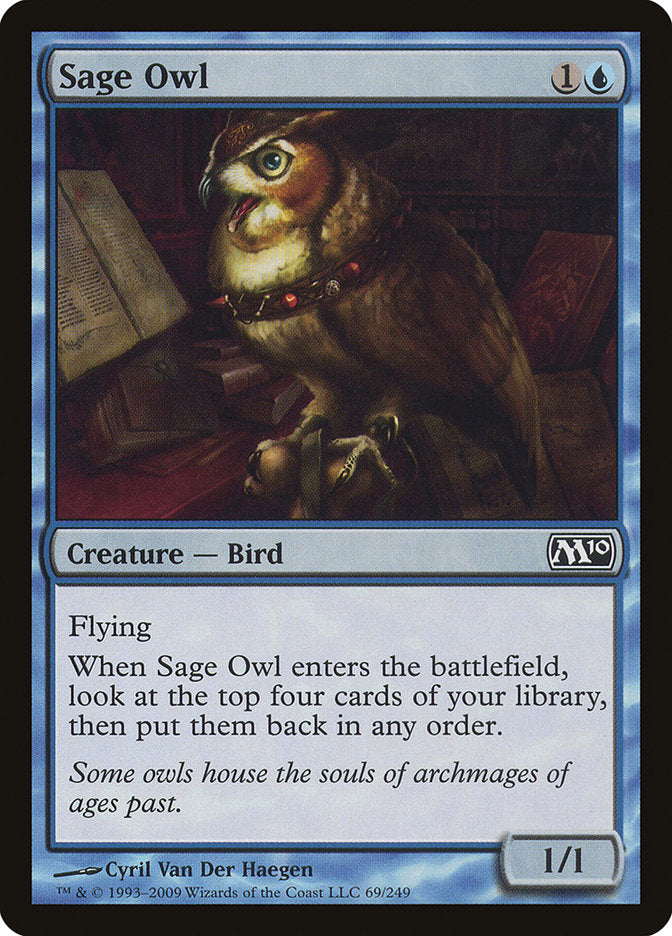 Sage Owl [Magic 2010] | The CG Realm