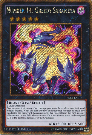 Number 14: Greedy Sarameya [PGL2-EN017] Gold Secret Rare | The CG Realm